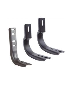 Go Rhino Textured Black OE Xtreme Cab Length Side Steps Mounting Brackets Only Toyota Tundra 2022-20