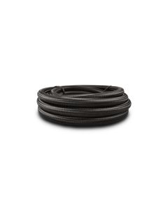 Black Nylon Braided Flex Hose for -6AN Fittings - 2ft Roll