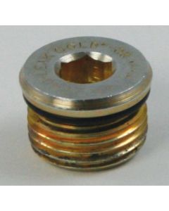 Moroso Drain Plug w/O-Ring -8An 3/4in-16 - Magnetic - Single - 97006