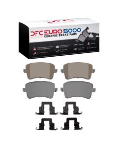 DFC 08-17 Audi A4 (USA/Canada) Rear Euro 5000 Ceramic Brake Pads and Hardware Kit - 1600-1386-01