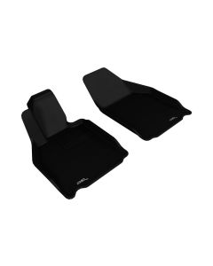 3D MAXpider 2005-2012 Porsche 911 997 Kagu 1st Row Floormat - Black - L1PO01111509
