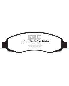 EBC 03-04 Dodge Dakota 2WD 3.7 Yellowstuff Front Brake Pads - DP41647R
