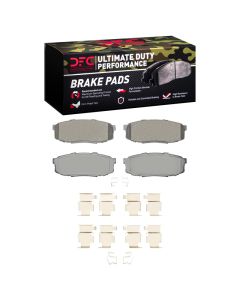 DFC 07-22 Lexus LX570 Rear Ultimate Duty Performance Brake Pads and Hardware Kit - 1400-1304-01