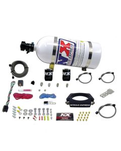 Nitrous Express GM LS 90mm Nitrous Plate Kit (50-400HP) w/10lb Bottle - 20934-10