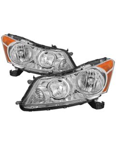 xTune Honda Accord 0-12 Sedan Only OEM Style Headlight - OEM Chrome HD-JH-HA08-4D-C - 9040054