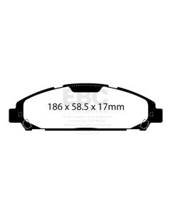 EBC 15+ Ford Mustang 2.3 Turbo Yellowstuff Front Brake Pads - DP43039R