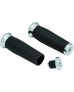 Chrome Kuryakyn Thresher Grips 1 - Universal Fit