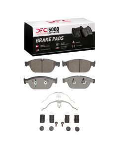 DFC 11-18 Audi A8 Front 5000 Advanced Ceramic Brake Pads and Hardware Kit - 1551-1546-01