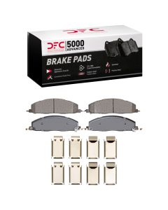 DFC 09-18 Dodge Ram 2500 Rear 5000 Advanced Semi Metallic Brake Pads and Hardware Kit - 1551-1400-01