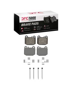 DFC 00-05 Mercedes-Benz ML430 Rear 5000 Advanced Low Metallic Brake Pads and Hardware Kit - 1551-0874-01