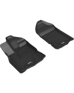 3D MAXpider 2019-2020 Ford Ranger Kagu 1st Row Floormat - Black - L1FR12211509
