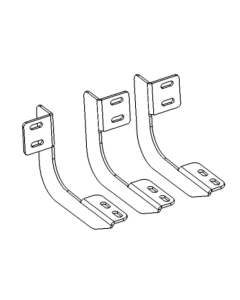 Go Rhino Brackets for V-Series V3, RB10 Slim/RB20 Slim and RB30 Running Boards - 6943466