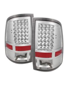 xTune Dodge Ram 1500 09-14 LED Tail Lights Incandescent Model Only Chrome ALT-JH-DR09-LED-C - 9025594
