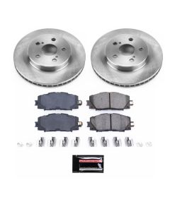Power Stop 17-19 Toyota Prius Prime Front Semi-Coated Rotor Kit - SC7701