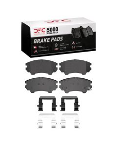 DFC 11-17 Chevrolet Caprice Front 5000 Advanced Low Metallic Brake Pads and Hardware Kit - 1552-1404-01