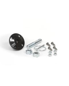 Daystar Hood Pin Kit Black Single Incl Polyurethane Isolator Pin Spring Clip and Related Hardware - KU71104BK