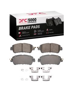 DFC 16-25 Mazda 2 (Mexico) Front 5000 Advanced Ceramic Brake Pads and Hardware Kit - 1551-1852-01