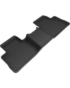 3D MAXpider 2019-2020 Toyota RAV4 Gasoline Kagu 2nd Row Floormats - Black - L1TY25421509