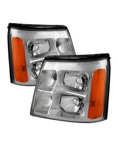 xTune Cadillac Escalade Hid Model Only 2003-2006 OEM Style Headlights Chrome HD-JH-CAES03-HID-C - 9029608