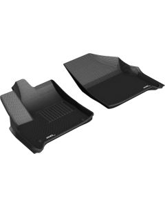 3D MAXpider 2018-2020 Chevrolet Traverse Kagu 1st Row Floormat - Black - L1CH08611509
