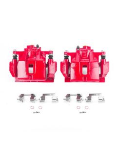 Power Stop 04-06 Lexus RX330 Front Red Calipers w/Brackets - Pair - S2874