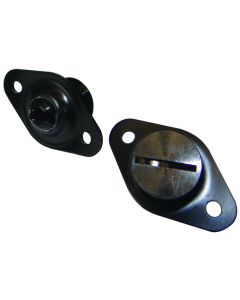 Moroso Quick Fastener - Self Ejecting - 5/16in x .500in - Aluminum - Black - 10 Pack - 71502