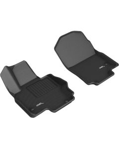 3D MAXpider 20-21 Mercedes GLS-Class (w/ Executive Rear Seat Package) Kagu 1st Row Floormats - Black - L1MB11811509