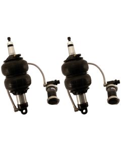 Ridetech TQ Series ShockWaves 2.6in Travel 6.5in dia Double Convoluted .625in Bearing/2in Stud - 24320105