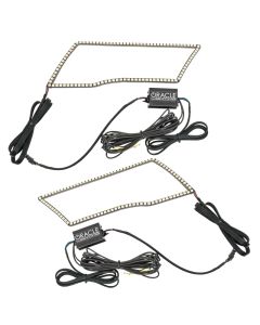 Oracle 09-18 Dodge Ram Switchback Quad Headlight Halo Kit - RGB+A + w/o Controller - 1328-334