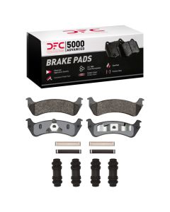 DFC 95-02 Ford Explorer Rear 5000 Advanced Semi Metallic Brake Pads and Hardware Kit - 1551-0667-01