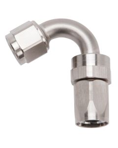 Russell Performance -8 AN Endura 120 Degree Full Flow Swivel Hose End (With 3/4in Radius) - 613411