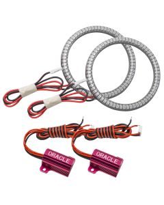 Oracle Jeep Wrangler JL/Gladiator JT LED Surface Mount Fog Light Halo Kit - White - 1215-001