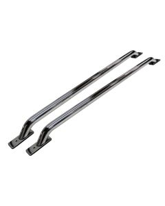 Go Rhino Stake Pocket Bed Rails - Chrome - 3ft - 8036C