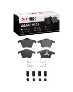 DFC 03-14 Volvo XC90 Rear 5000 Advanced Low Metallic Brake Pads and Hardware Kit - 1551-0980-01