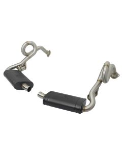 aFe MACHForce XP 13-15 Porsche Cayman S/Boxster S (981) H6-3.4L 2-2.5in. SS Cat-Back Exhaust System - 49-36415