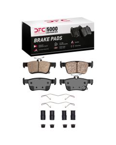DFC 16-25 Acura RDX Rear 5000 Advanced Ceramic Brake Pads and Hardware Kit - 1551-1878-01