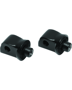 Kuryakyn Splined Passenger Peg Adapter - Black 8924