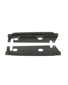 Fishbone Offroad 07-18 Jeep Wrangler JK 2 Door Rubicon Steel Rock Slider - Black Textured Powdercoat - FB23010