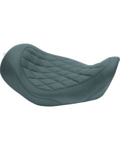 Mustang 06-17 Harley Dyna Wide Tripper Solo Seat Diamond Stitch- Black - 76704