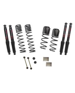 Skyjacker 2020 Jeep JL 4WD Rubicon Diesel 1.5in Dual Rate Long Trvl Sus Lift Kit w/Blk Max Shocks - JL15RBPBLTD