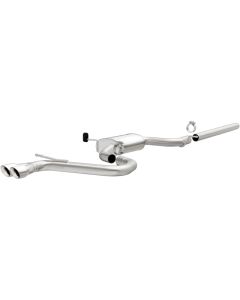 MagnaFlow Sys C/B 2015 Volkswagen Golf 1.8L 2.5in SS Dual Driver Side Exit Polished 3 Tip - 19163