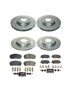 Power Stop 20-22 Hyundai Sonata Front & Rear Z23 Evolution Brake Kit - K8809