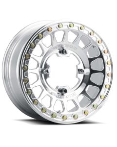 Method MR413 Beadlock 15x10 / 6+4/25mm Offset / 5x4.5 / 70mm CB Polished Wheel - MR413510121164B