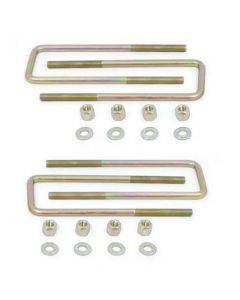 MaxTrac U-Bolts & Lift Blocks Set - 3in/4in Lift