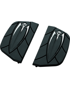 Kuryakyn Zombie Passenger Board Covers Black - 4572