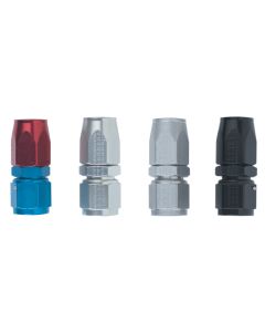 Fragola -10AN Straight Hose End, Black - 100110-BL