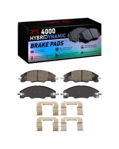 DFC 08-11 Ford Focus Front 4000 HybriDynamic Brake Pads and Hardware Kit - 4000-1339-01