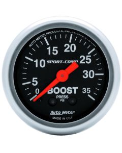 AutoMeter Sport-Comp 35PSI Boost Gauge 2 1/16