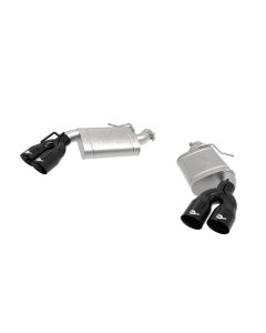 aFe POWER MACH Force-Xp 3in Axle-Back Exhaust 16-20 Chevrolet Camaro SS V8 6.2L w/Mufflers - Black - 49-44119-B