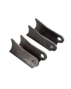 Synergy 07-18 Jeep Wrangler JK/JKU Front Axle HD Lower Shock Mounts 2.5in OD Tube - 8012-10